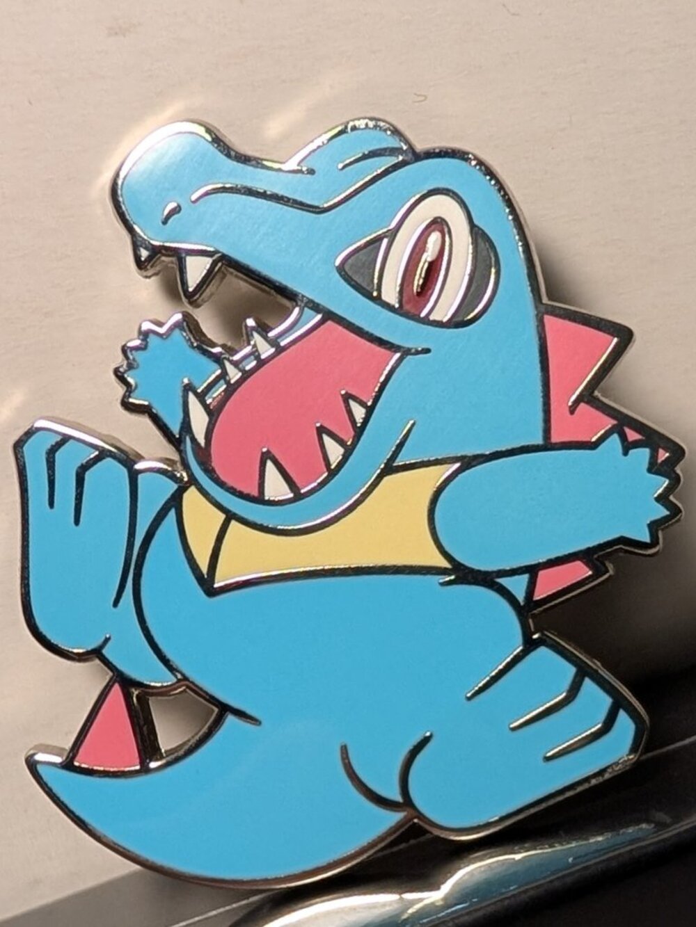 Pokemon Totodile Enamel Pin Official Nintendo Collectible Lapel Badge Figure